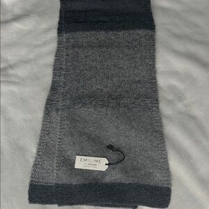 Gray Wool Scarf